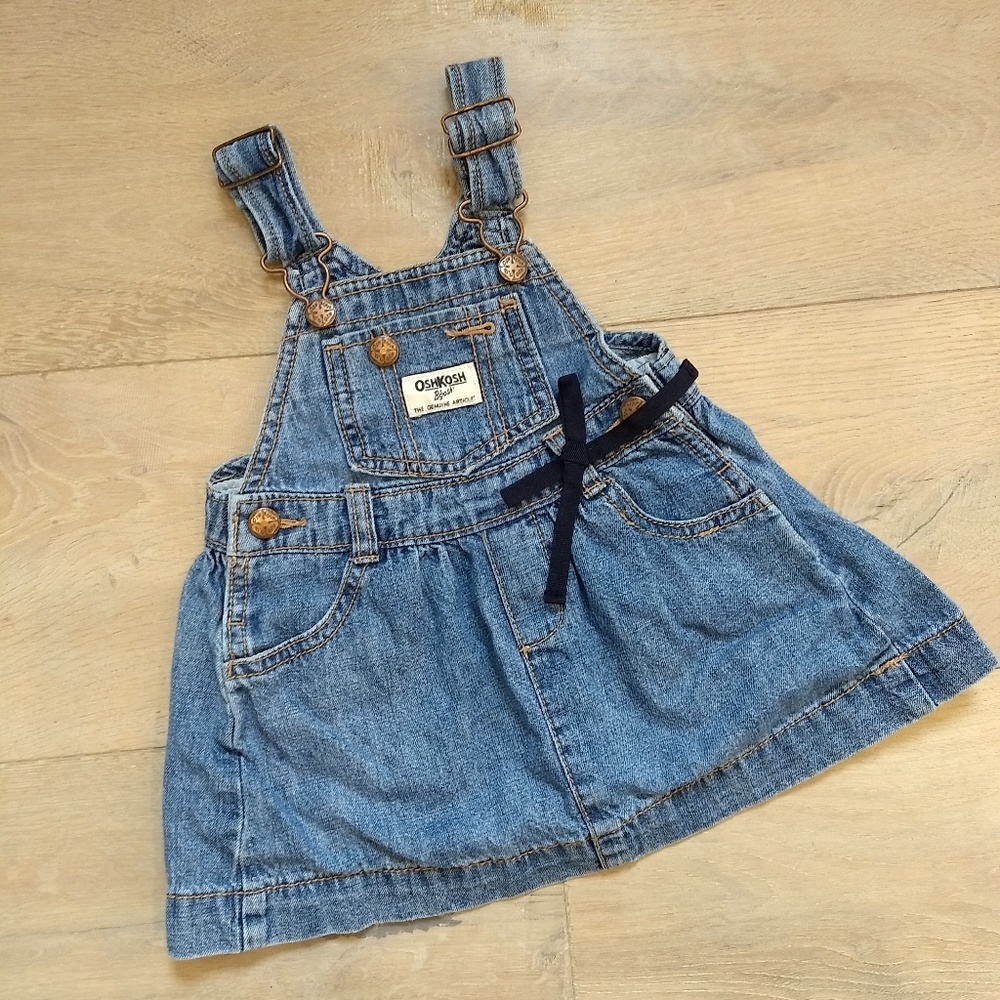 OshKosh B'Gosh Denim Overall Vestback Dress